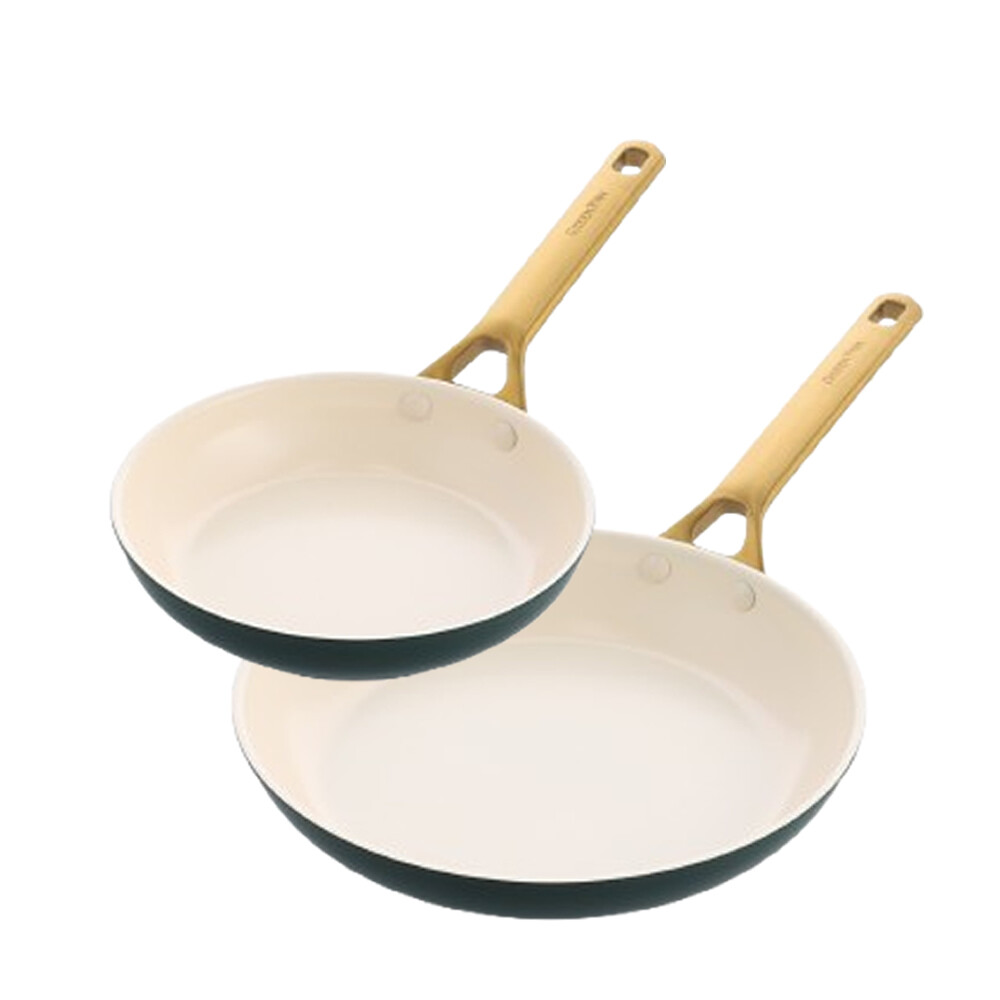 GreenPan Sada 2 nepriľnavých keramických panvíc Padova 20 + 26 cm, tmavo zelená CC008815-001
