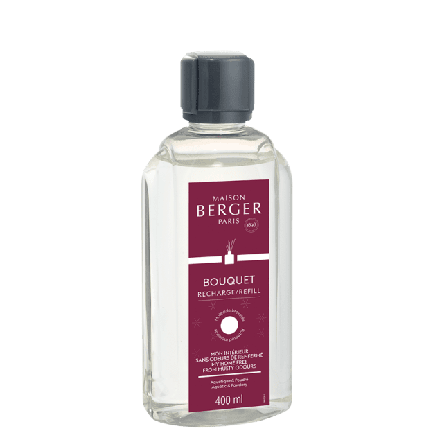 Maison Berger Paris Náplň do difuzéra Môj domov bez zápachu zatuchliny – Aquatic & powdery vôňa, 400 ml 6807