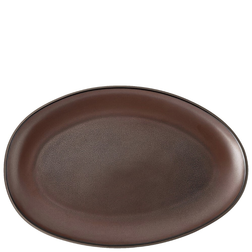 Rosenthal Servírovací tanier Junto Bronze oválný, Ø 33 cm 21540-405252-62733