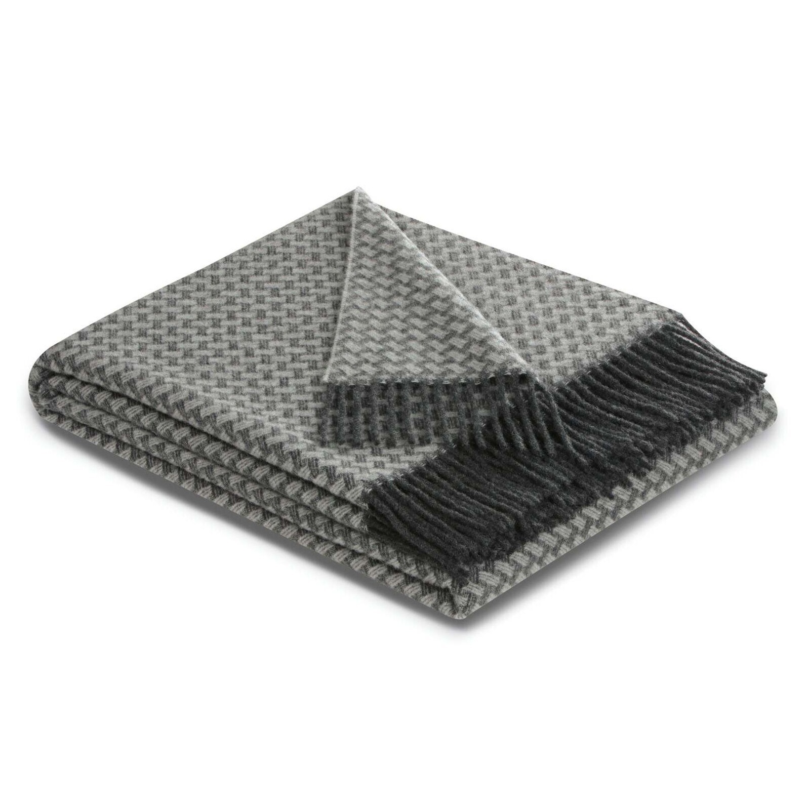 Hermann Biederlack Kašmírová deka Vivo, 130 x 170 cm, antracit 797827