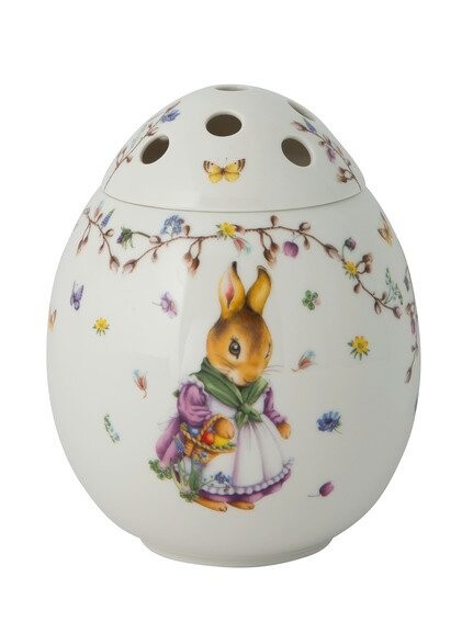 Villeroy & Boch Spring Fantasy váza v tvare vajca zajačica babička Emma, 21 cm 14-8644-5207