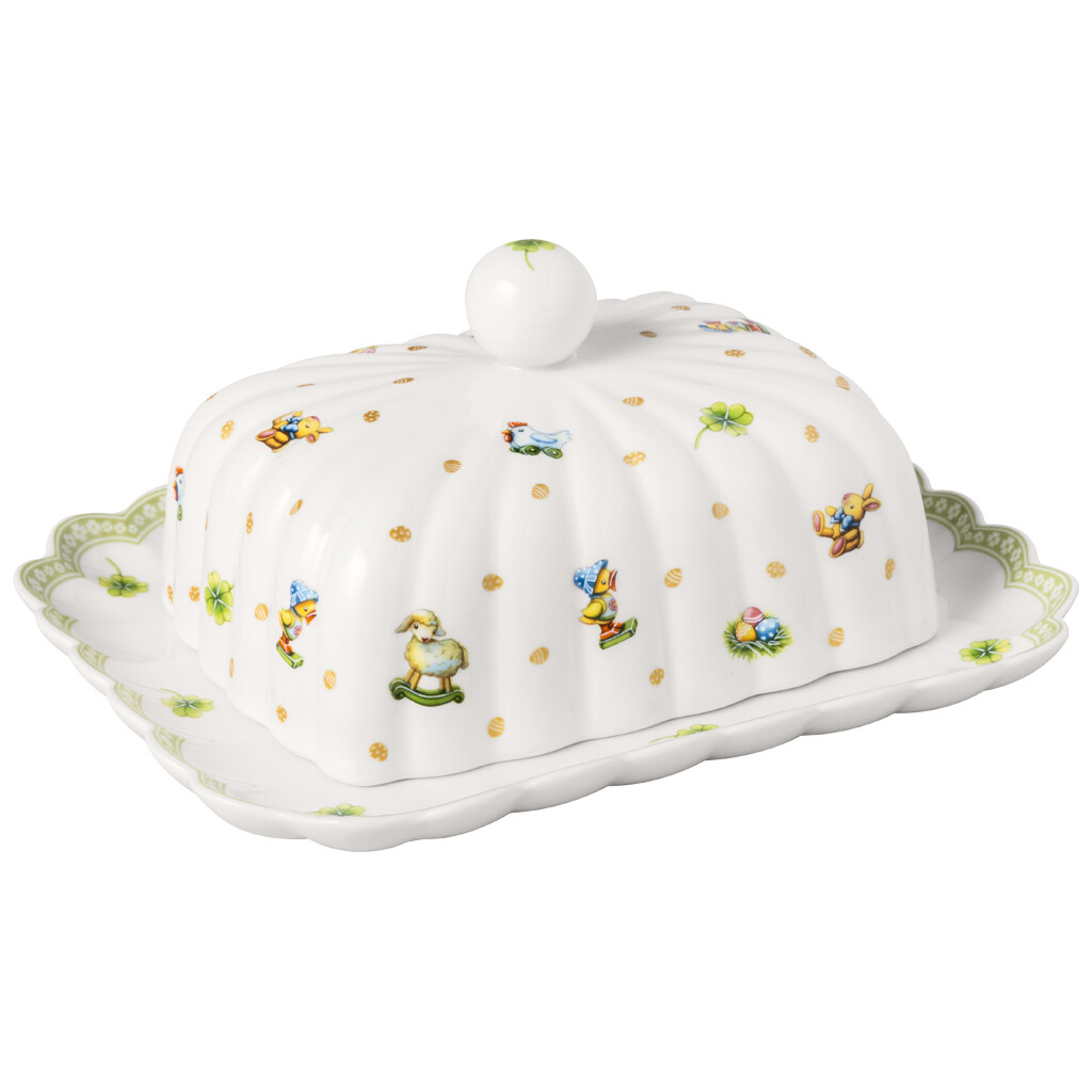 Villeroy & Boch Porcelánová maselnička Easter Delight, 18,5 x 16 cm 14-8676-1860