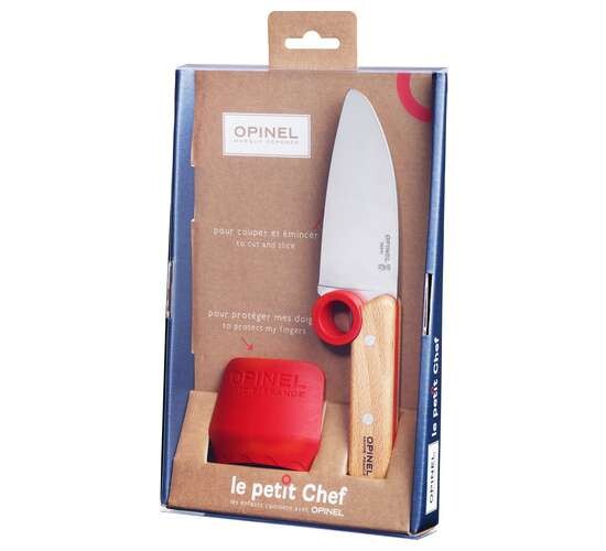 Opinel Detský set Le Petit Chef: detský nôž + chránič prstov 003107