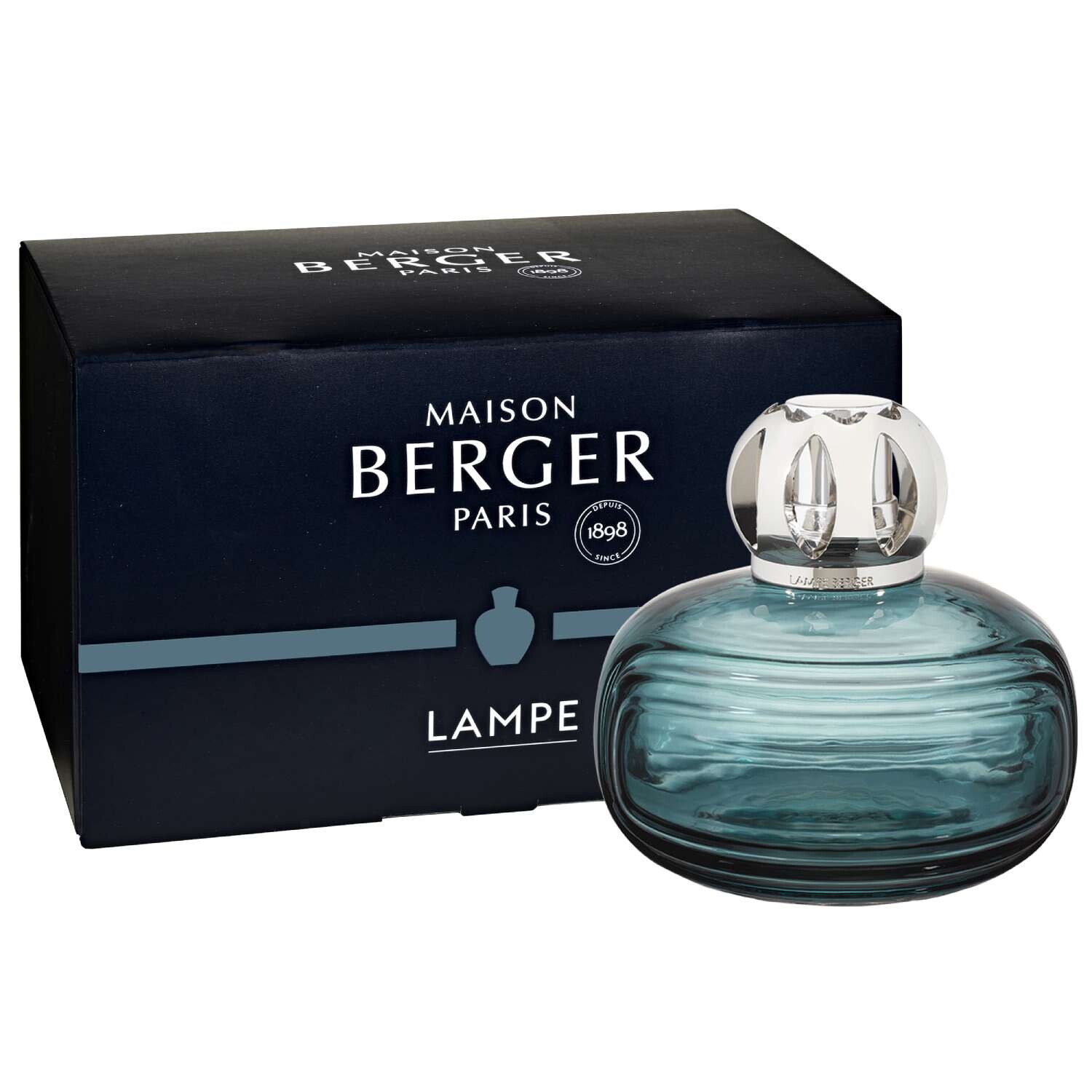 Maison Berger Paris Sklenená katalytická lampa Enigma, 390 ml, modrá 4880