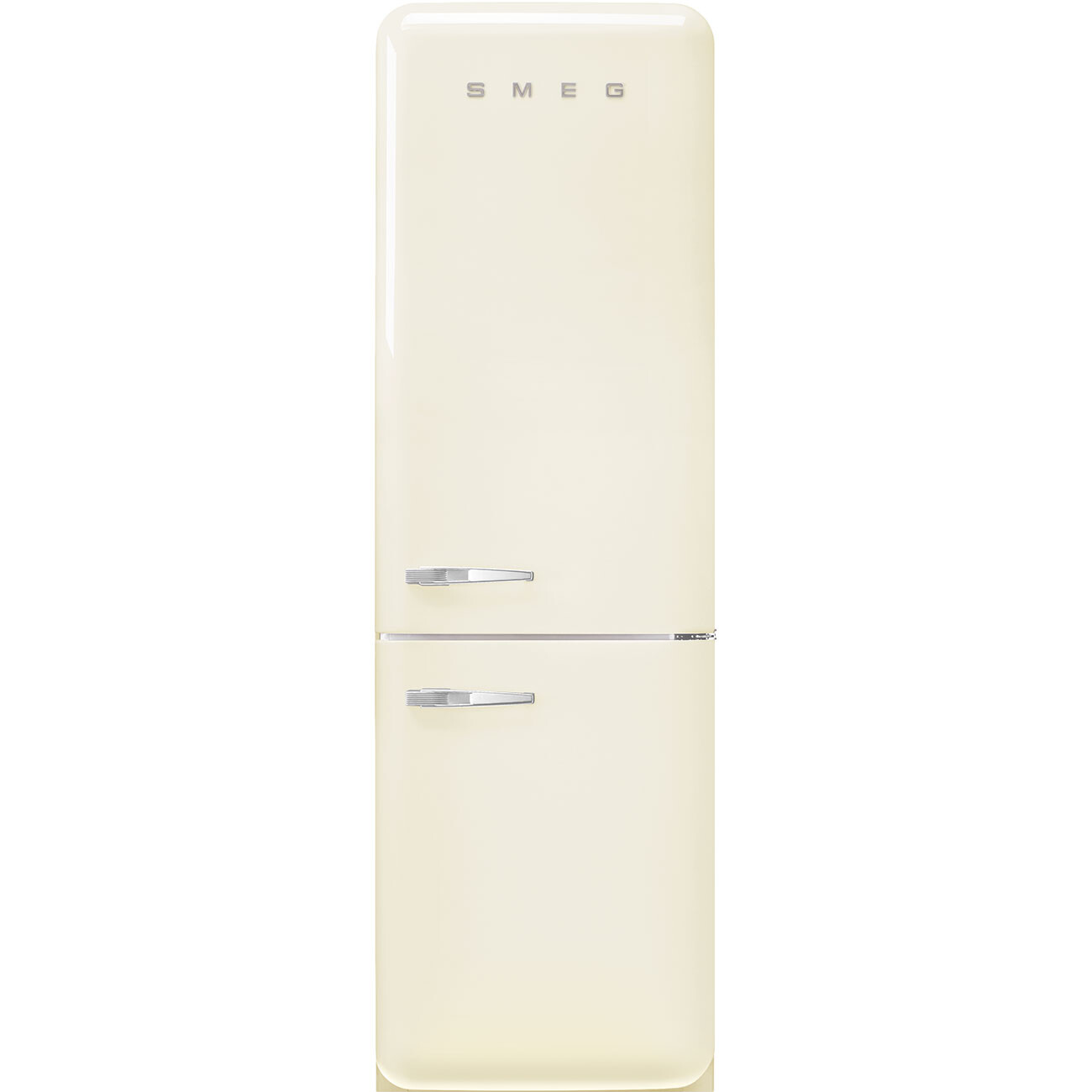 Smeg Kombinovaná chladnička s mrazničkou dole, FAB32R, 234 l/97 l, otváranie pravé, 196x60 cm, krémová FAB32RCR6