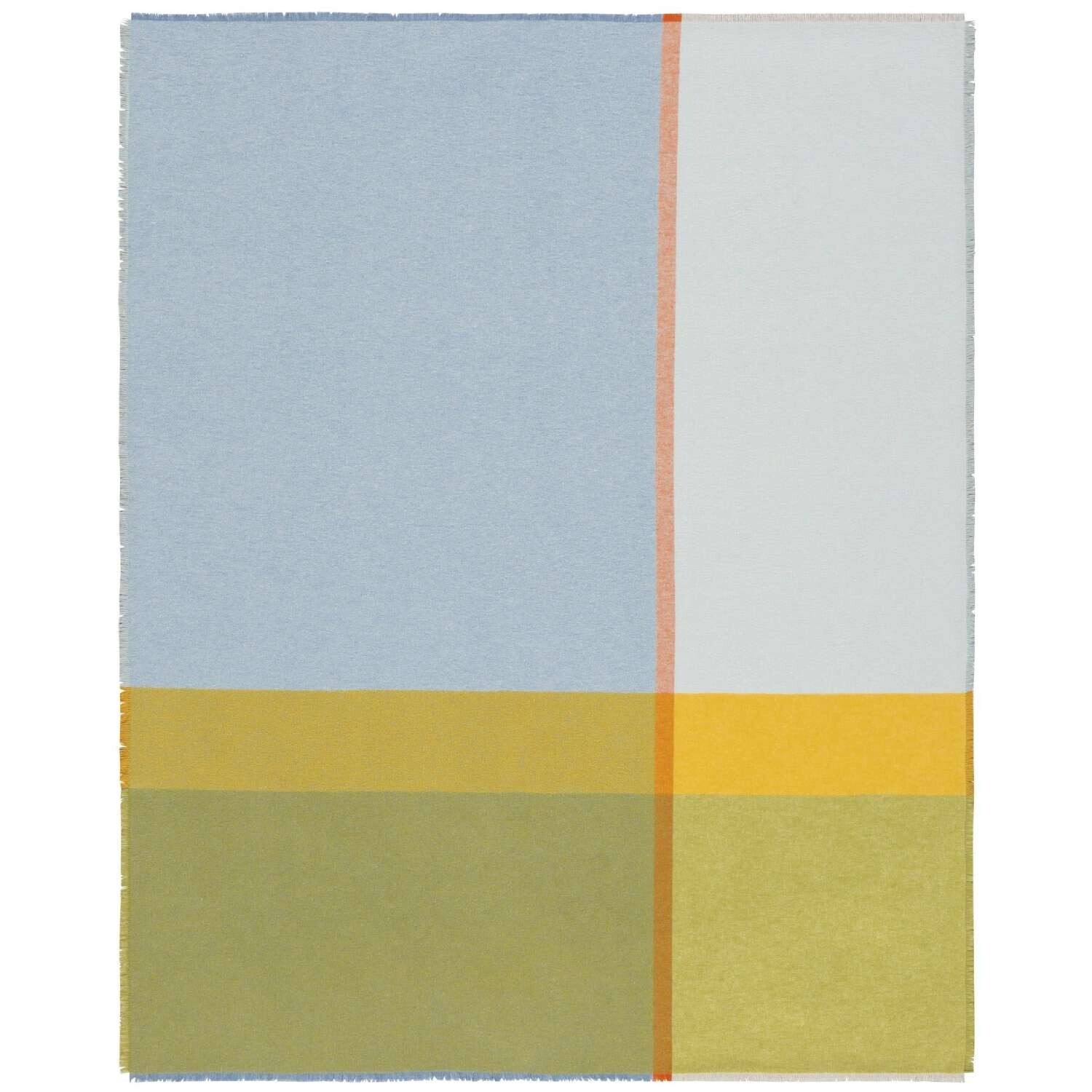 Hermann Biederlack Ľahká deka so strapcami Great Blue, 130 x 170 cm 827456