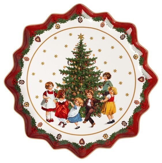 Villeroy & Boch Toy's Fantasy hlboký podnos na cukrovinky, tancujúce deti, 39 cm 14-8332-2281