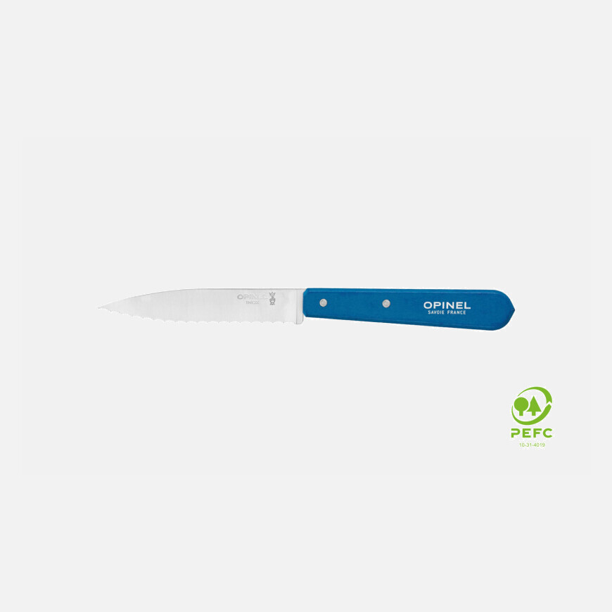 Opinel PAYSAGE nôž vrúbkovaný N°113, modrý 003202