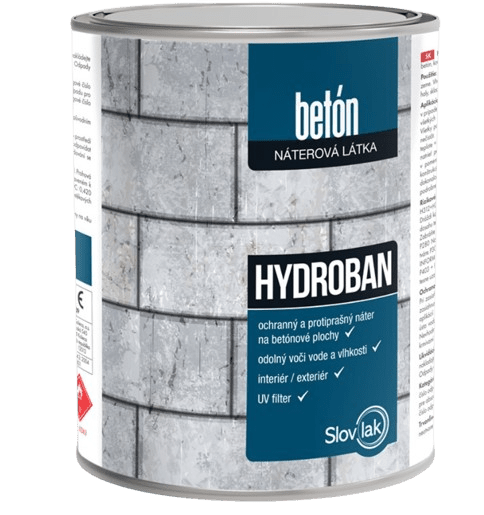 HYDROBAN - Univerzálna farba na betón (väčšie balenie) 0100 - biela, 5 kg
