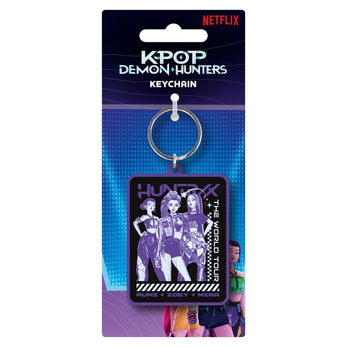 K-pop Demon Hunters kľúčenka (group Huntrix)