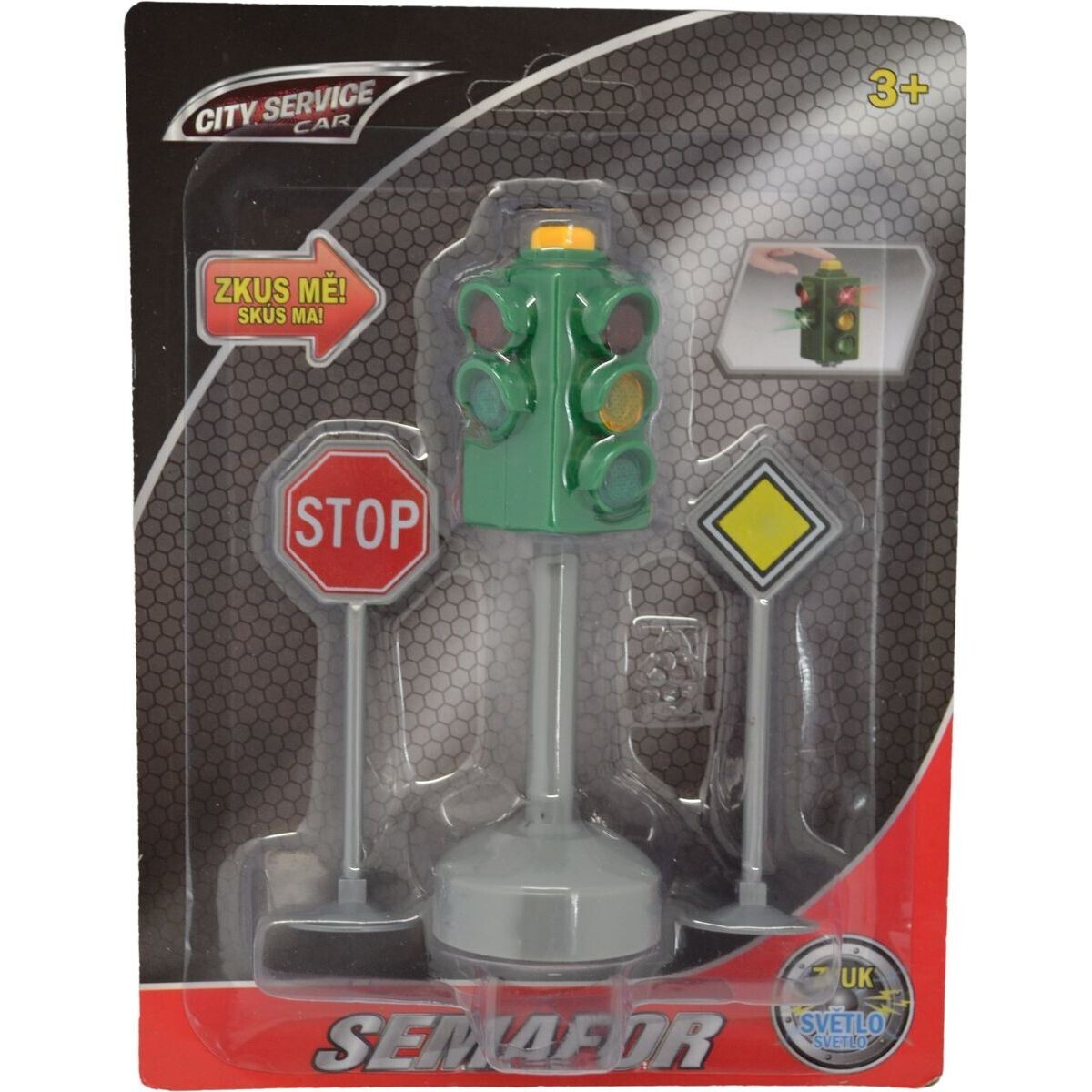 Svetelný semafor so zvukom