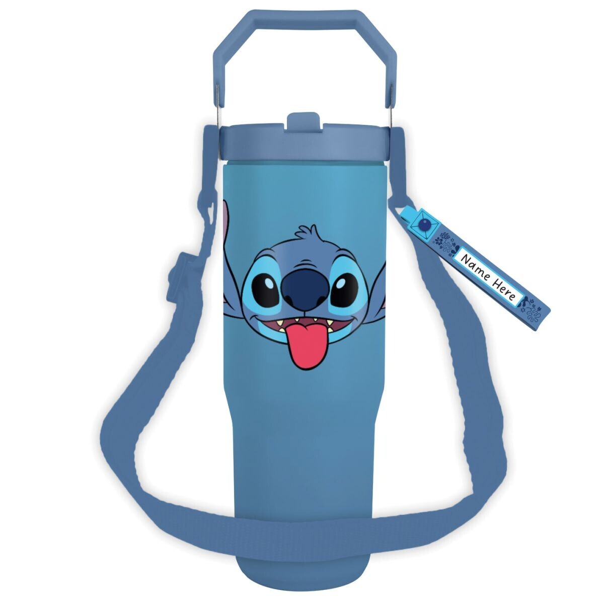 Pyramid International Lilo a Stitch cestovný hrnček s popruhom Stitch