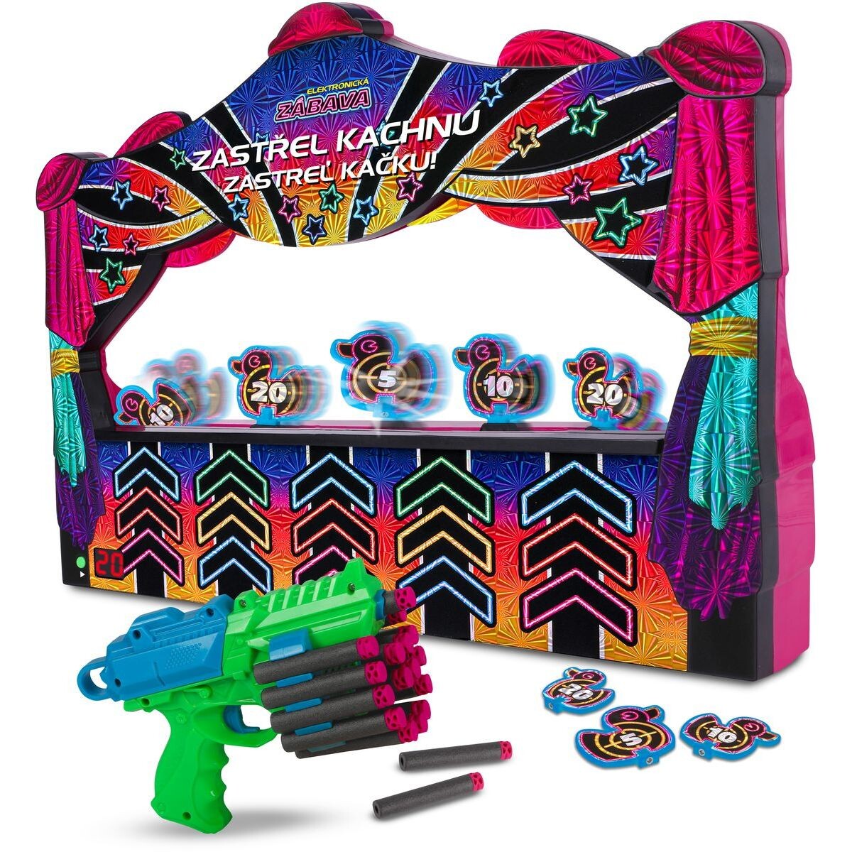 Sparkys Elektronická hra Kačacia strelnica