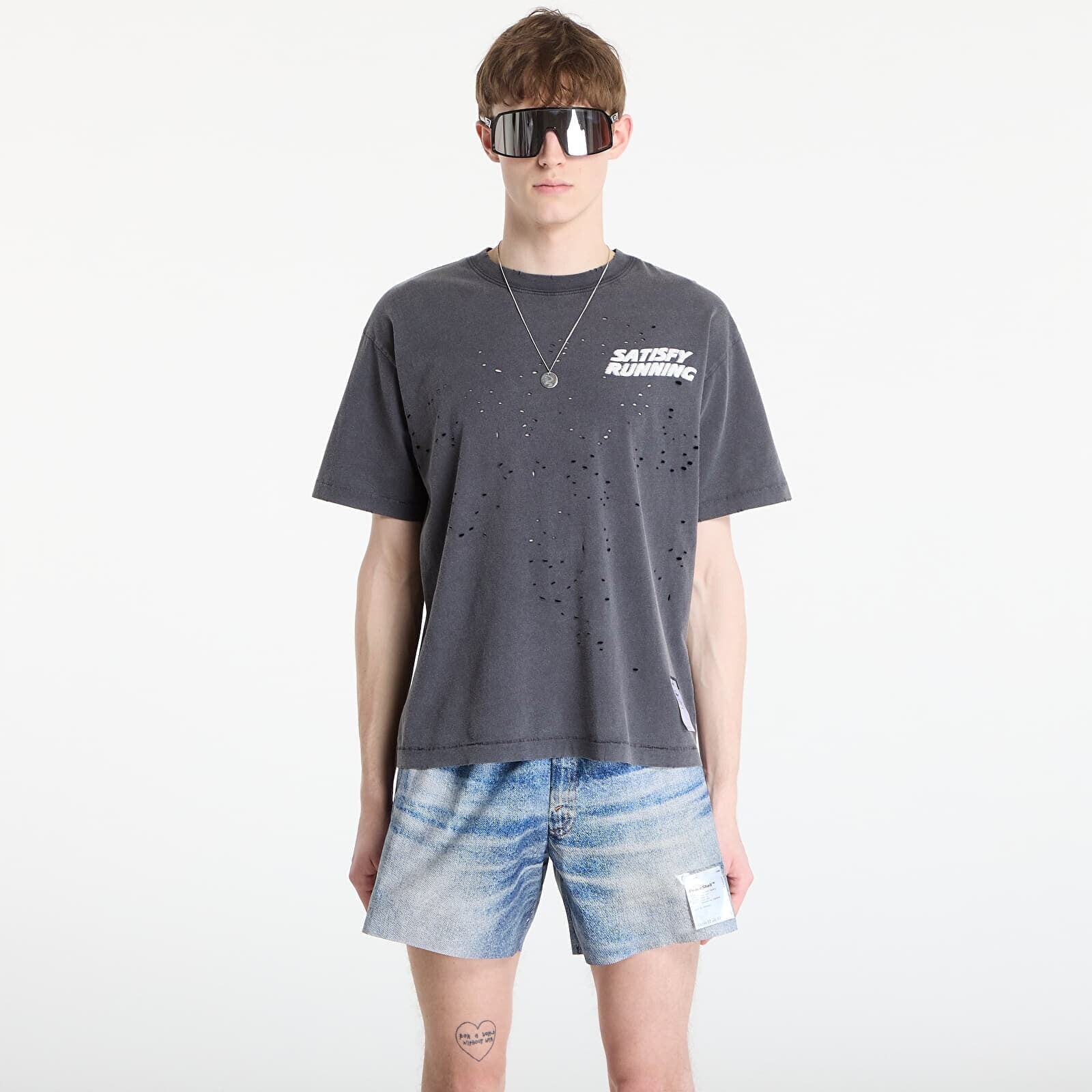 Tričko Satisfy MothTech T-Shirt Aged Black L