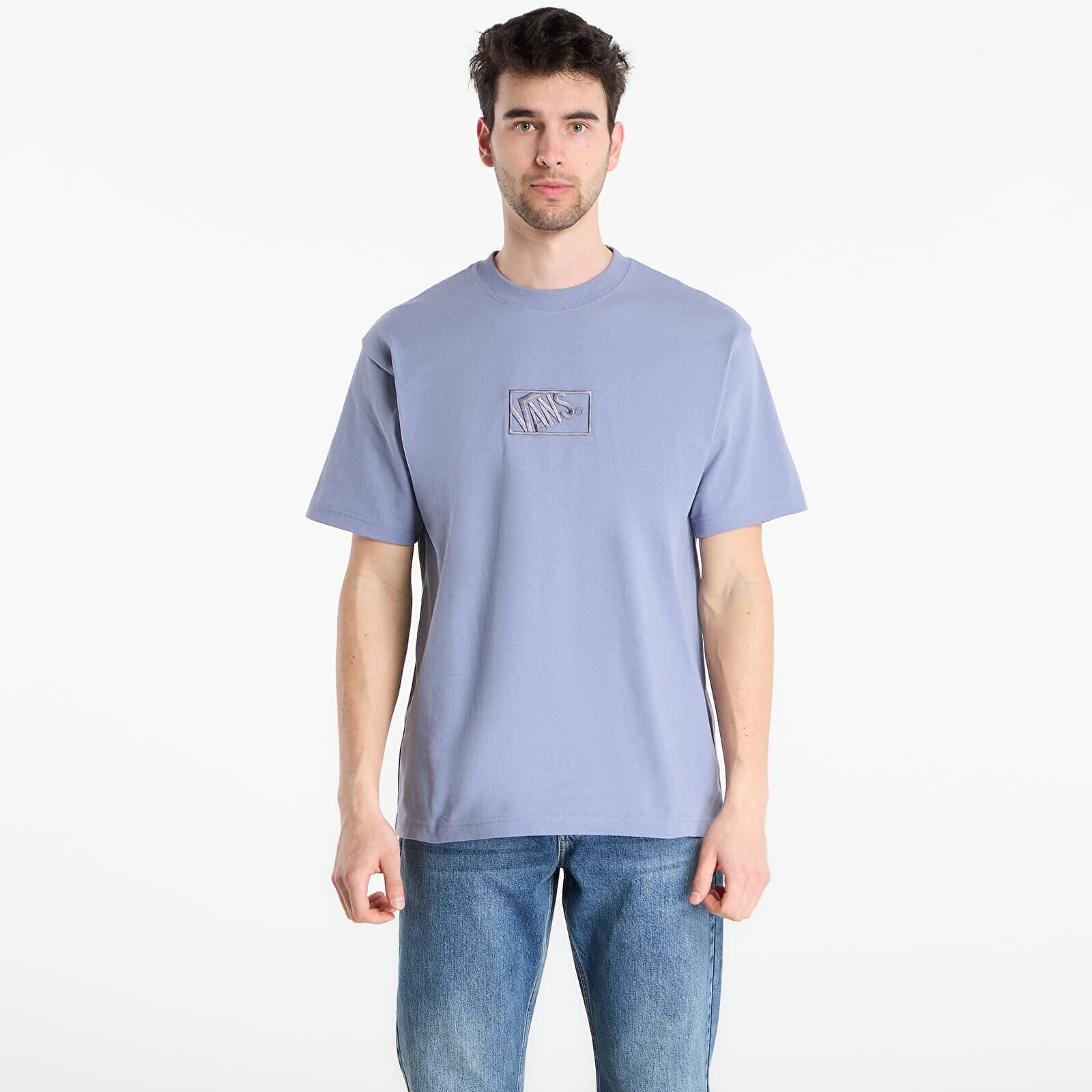 Tričko Vans Blocked Box Loose SS Tee Glacial Slate M