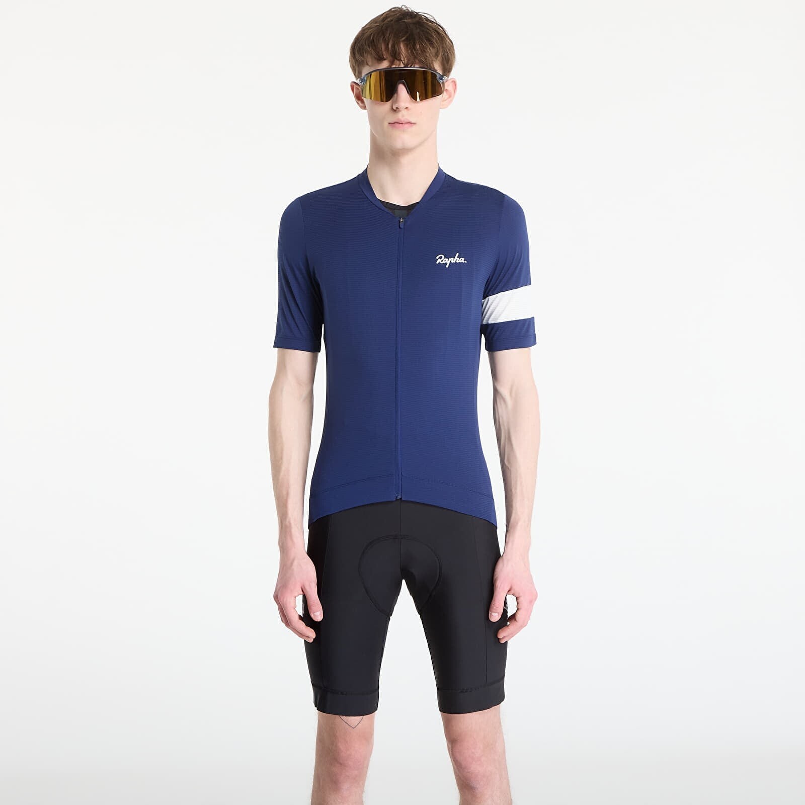 Dres Rapha Men's Core Lightweight Jersey Navy/ White L