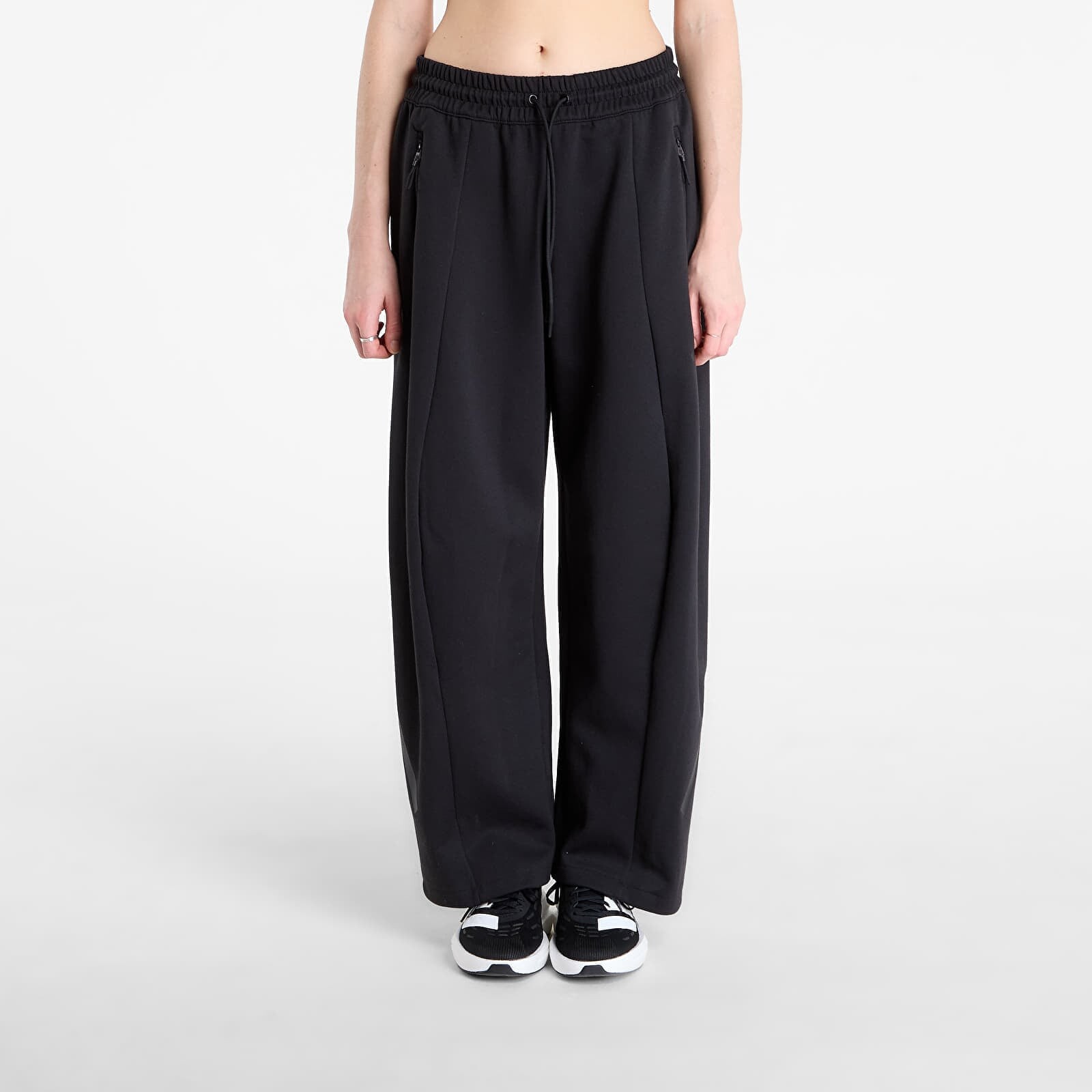 Tepláky adidas Z.N.E. Open-Hem Tracksuit Bottoms Black/ Ice Purple/ Crystal Linen M