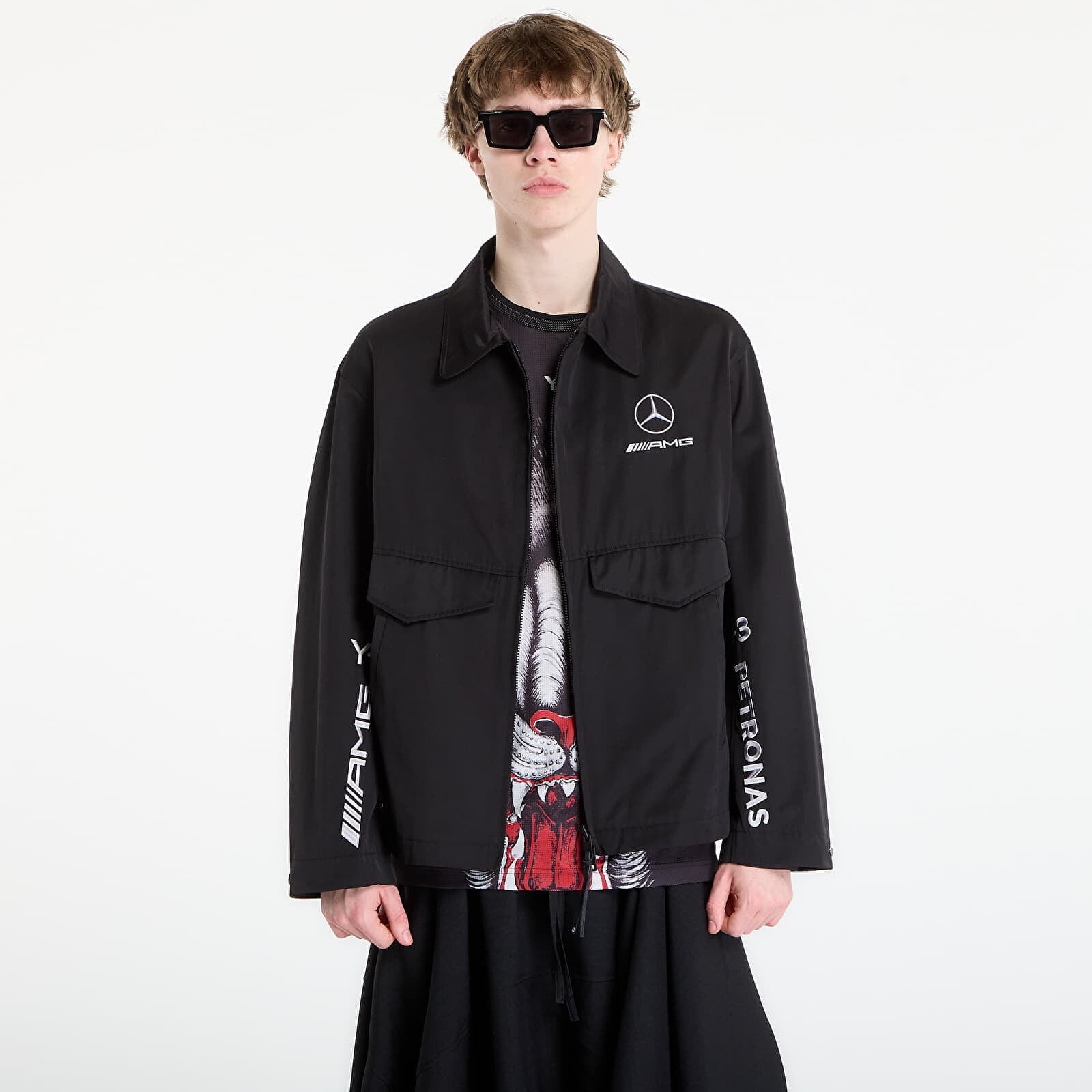 Bunda Y-3 x Mercedes-AMG PETRONAS Formula One Team Wolf Jacket Black M