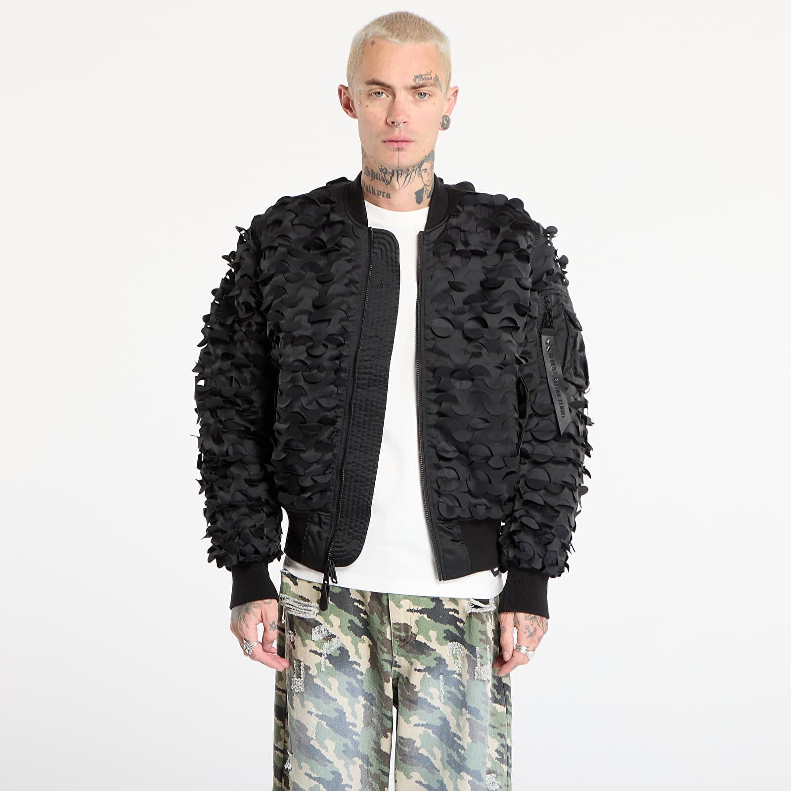 Bunda Alpha Industries UV MA-1 ULCANS Flight Jacket Black S