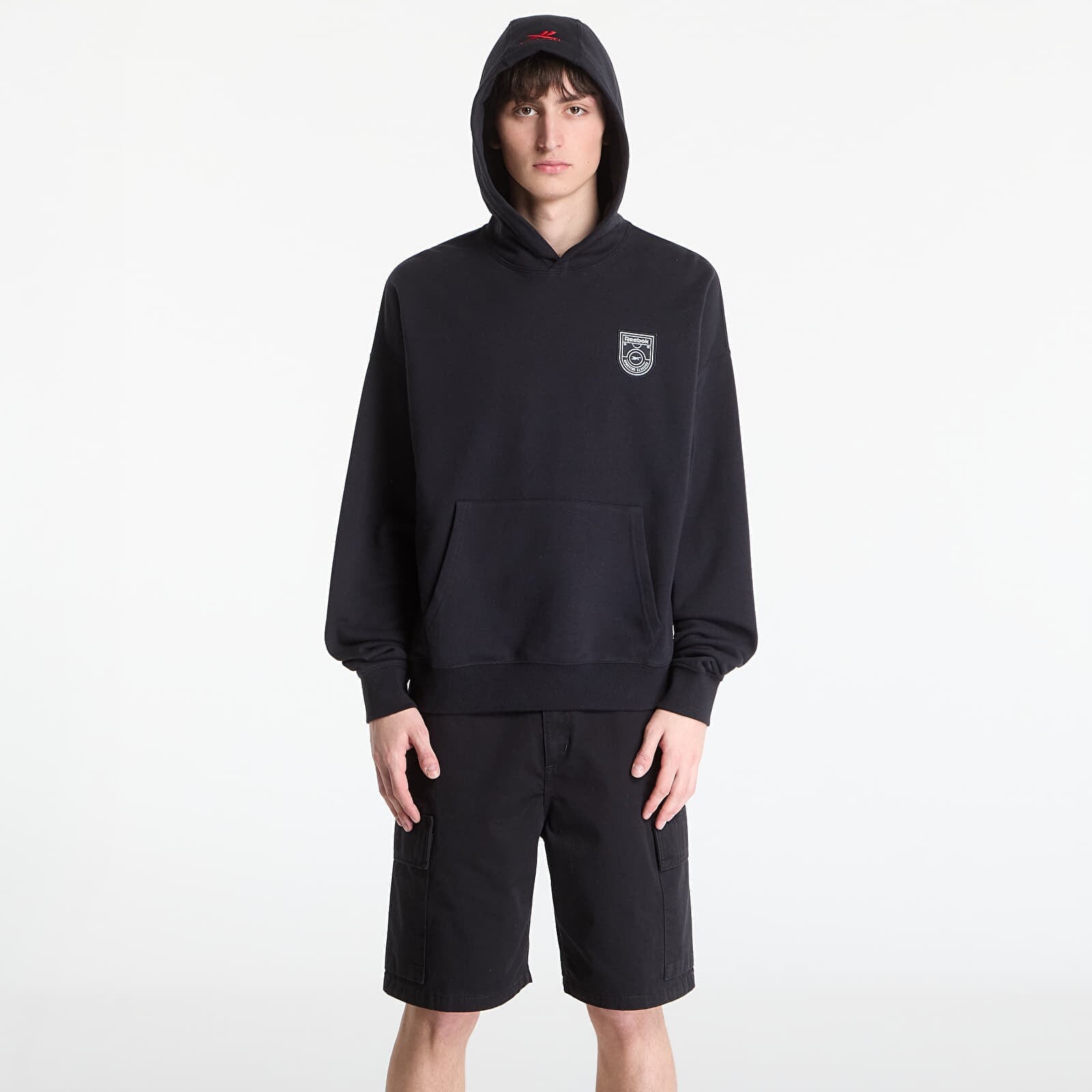 Mikina Reebok Street Sport Hoodie Black L