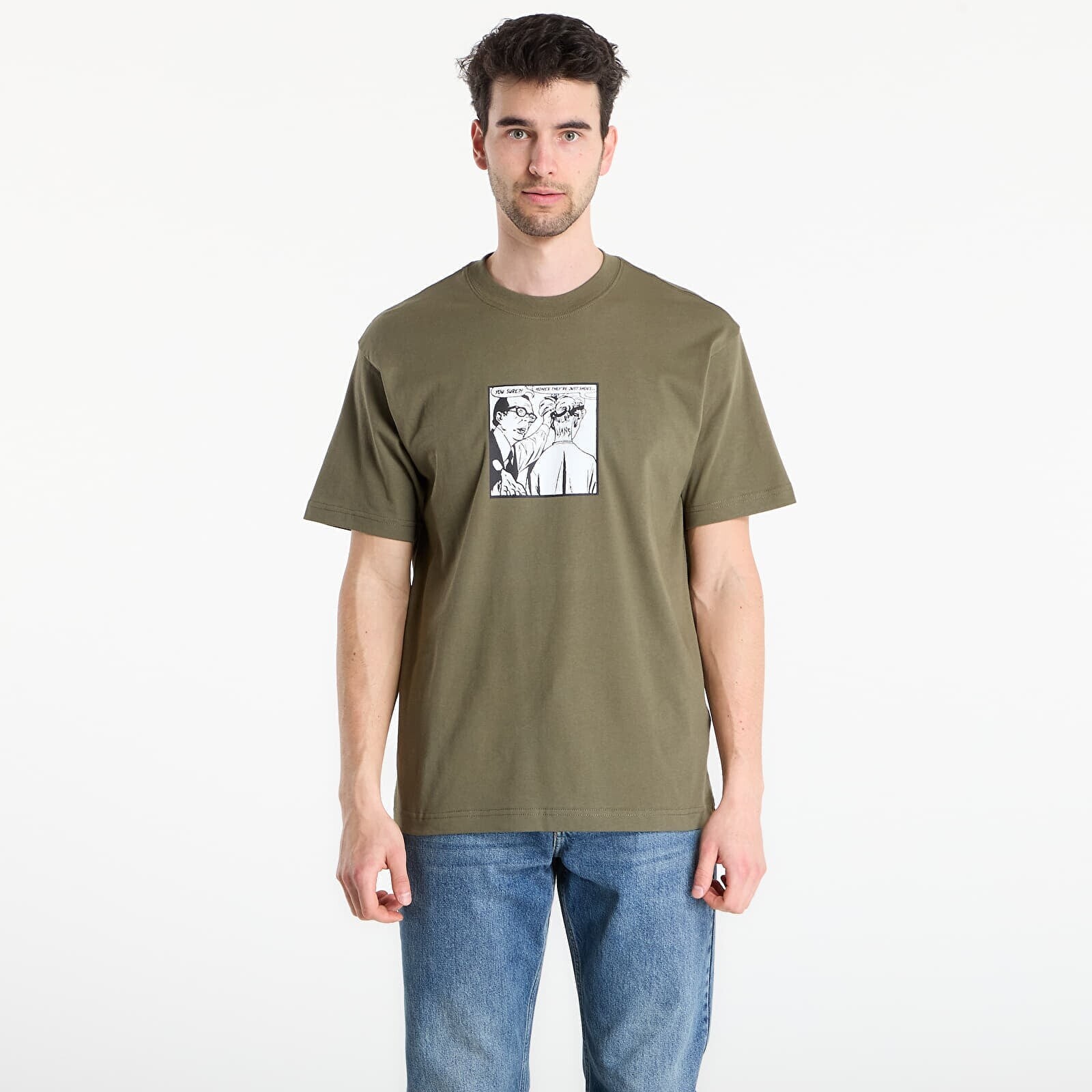 Tričko Vans They Are Just Shoes Loose T-shirt Khaki XXL