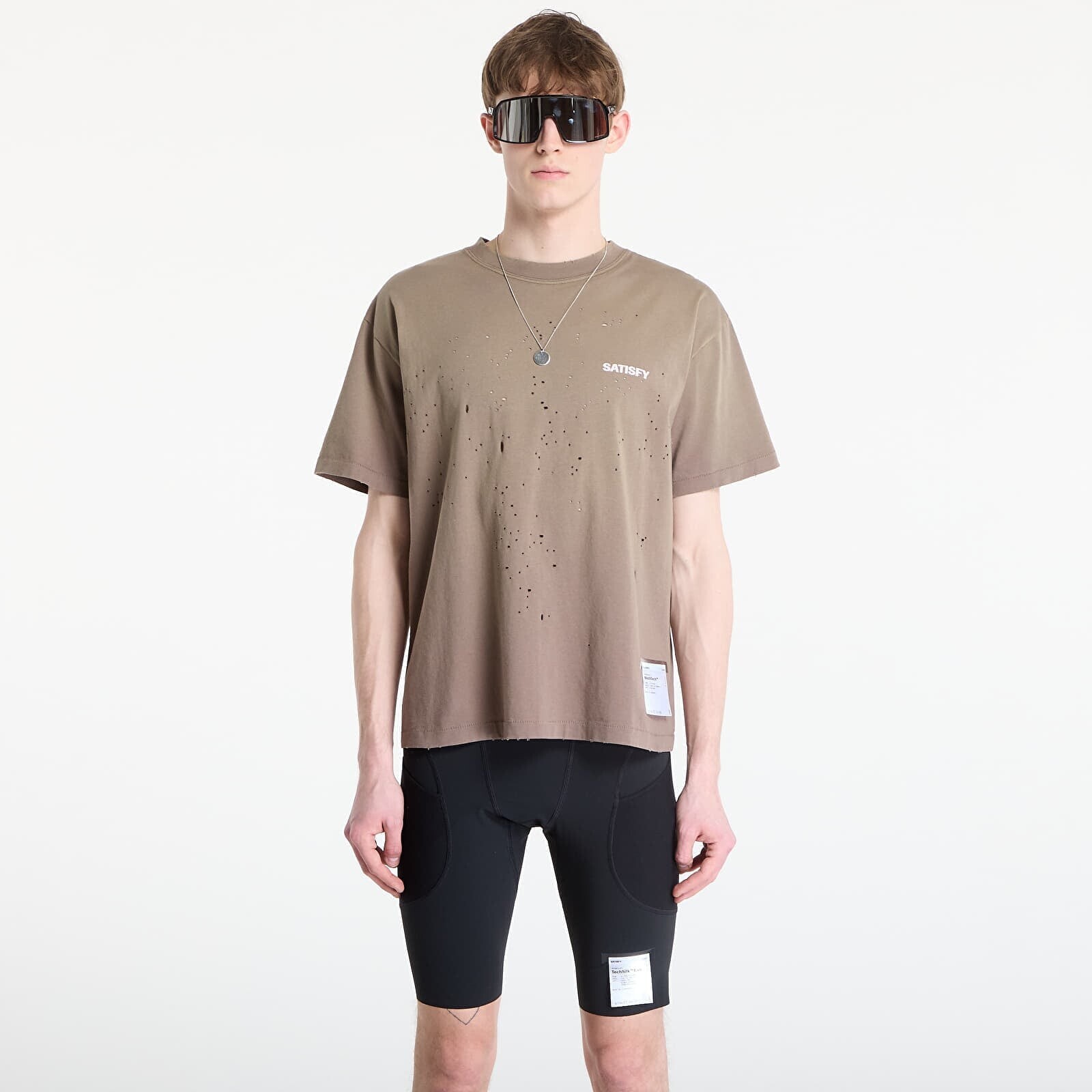 Tričko Satisfy MothTech T-Shirt Sun Bleached Falcon XL