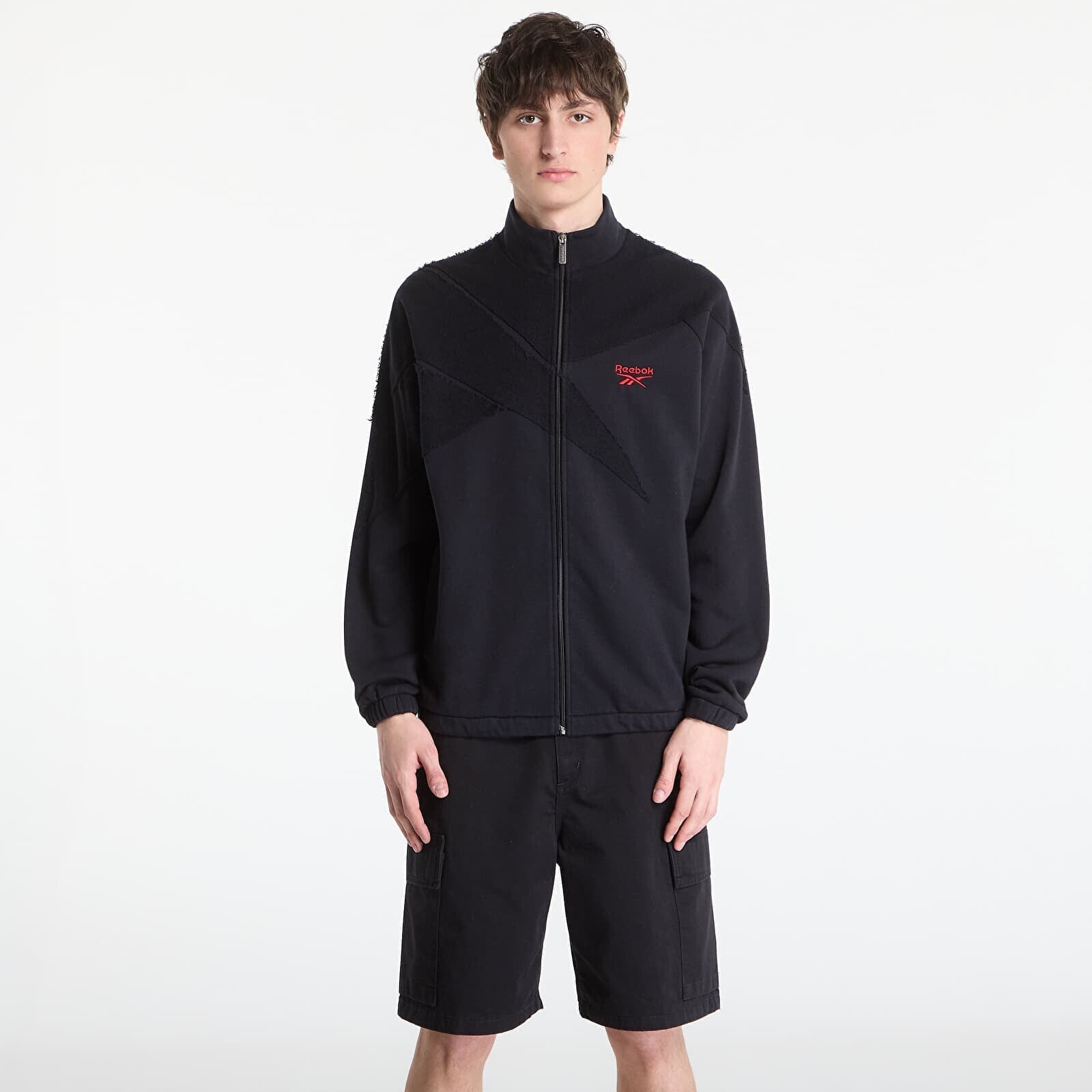 Bunda Reebok Street Sport Vector Fleece Track Jacket Black L