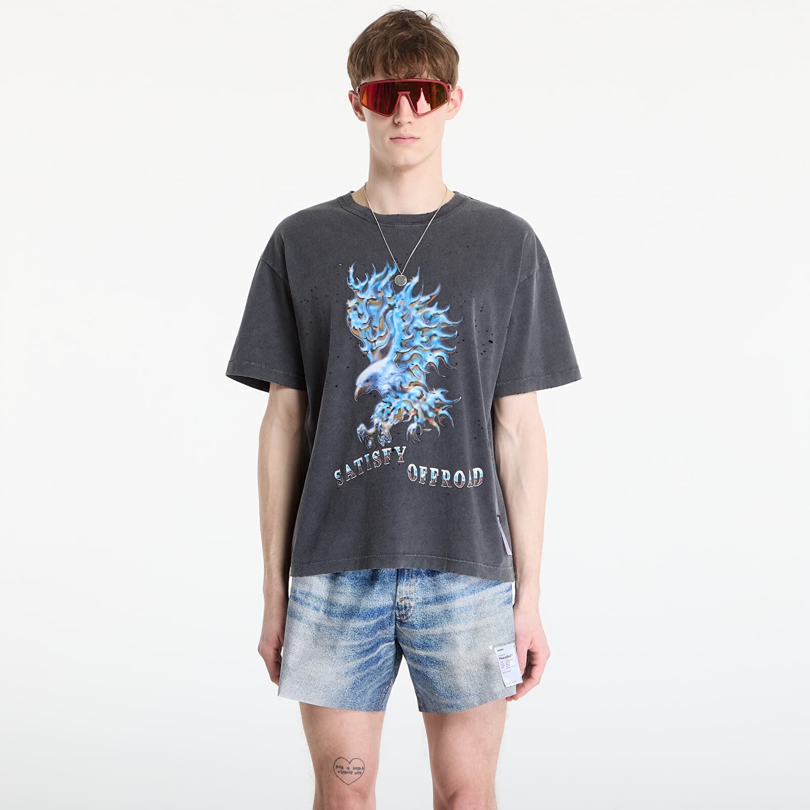 Tričko Satisfy MothTech T-Shirt Aged Black M