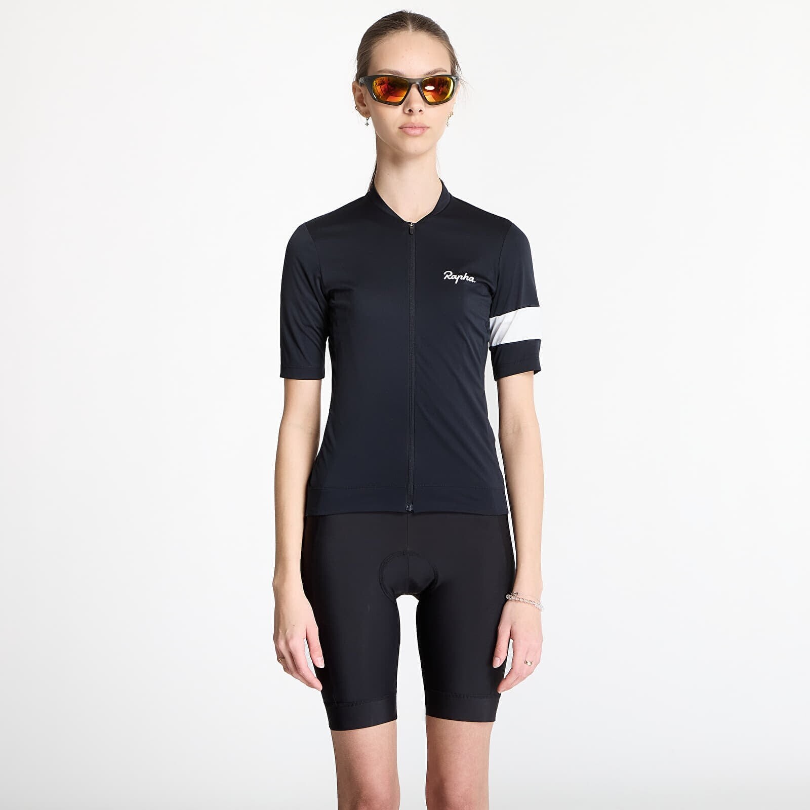 Dres Rapha Women's Core Jersey Black/ White S