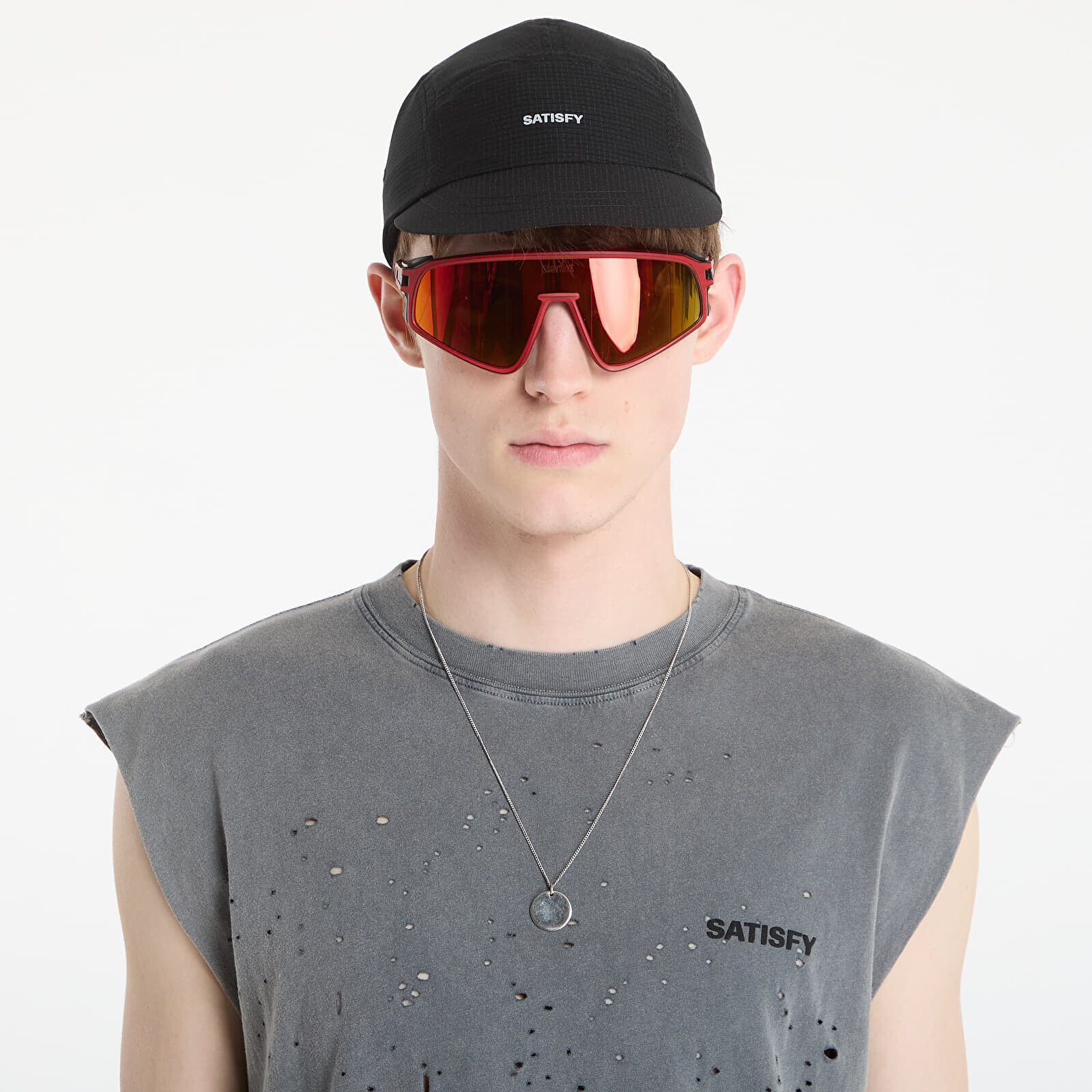 Šiltovka Satisfy Rippy Air Trail Cap Black Universal