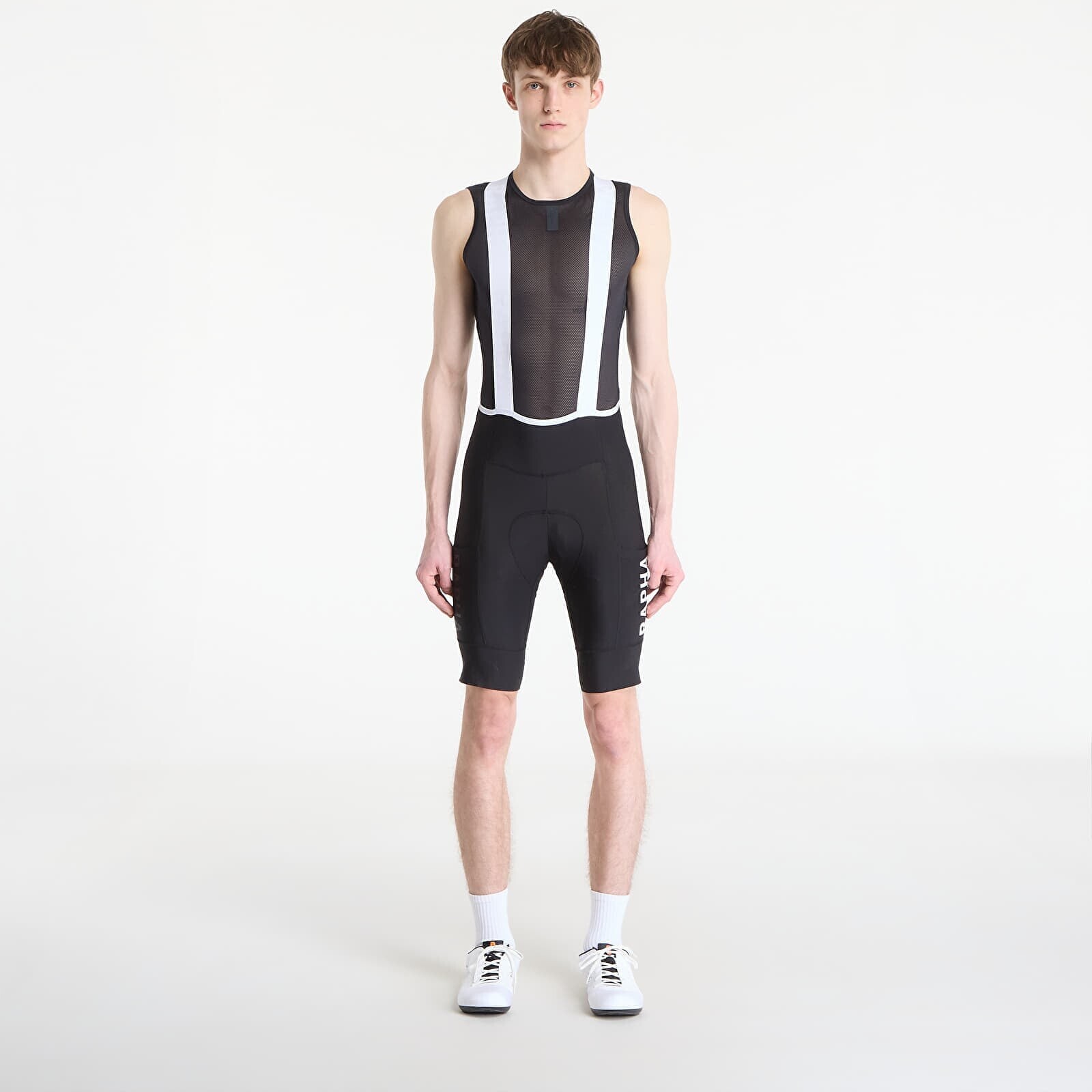 Šortky Rapha Men's Pro Team Cargo Bib Shorts - Regular Black/ White L