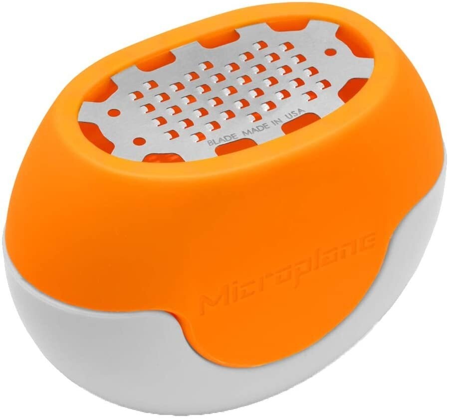 Microplane Flexi Zester struhadlo na citrusovou kůru, oranžové 34830