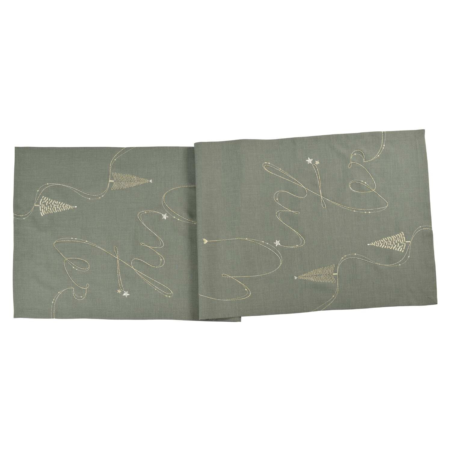 Sander Behúň na stôl s úpravou proti škvrnám It's Winter Loft, 50 x 150 cm, jade 827369-32