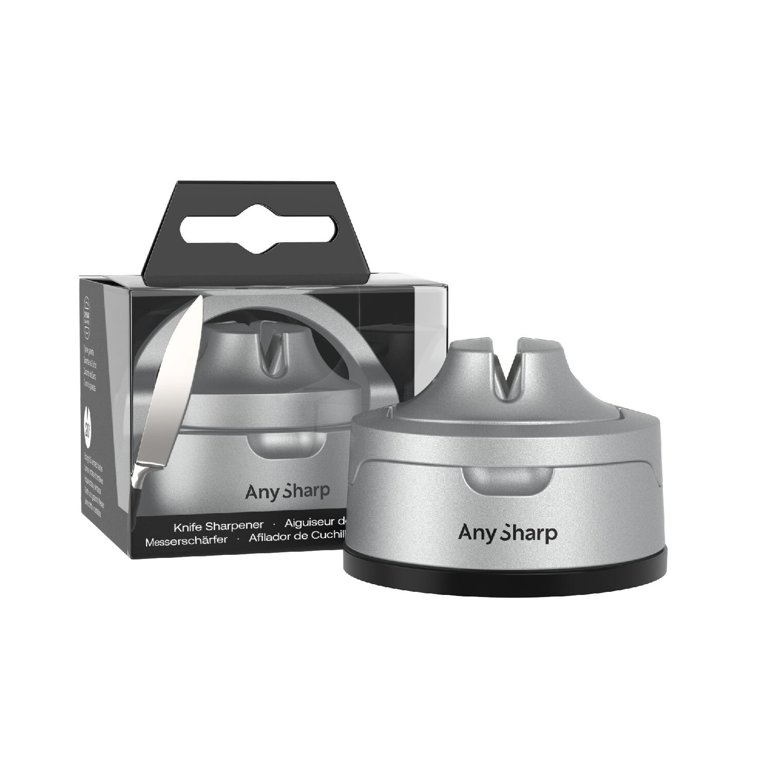 AnySharp Brúska na nože Evo, strieborná ASKSEVOSIL