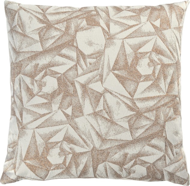 Sander Žakárová obliečka na vankúš Diamanti, 50 x 50 cm, ecru/copper 885088-33