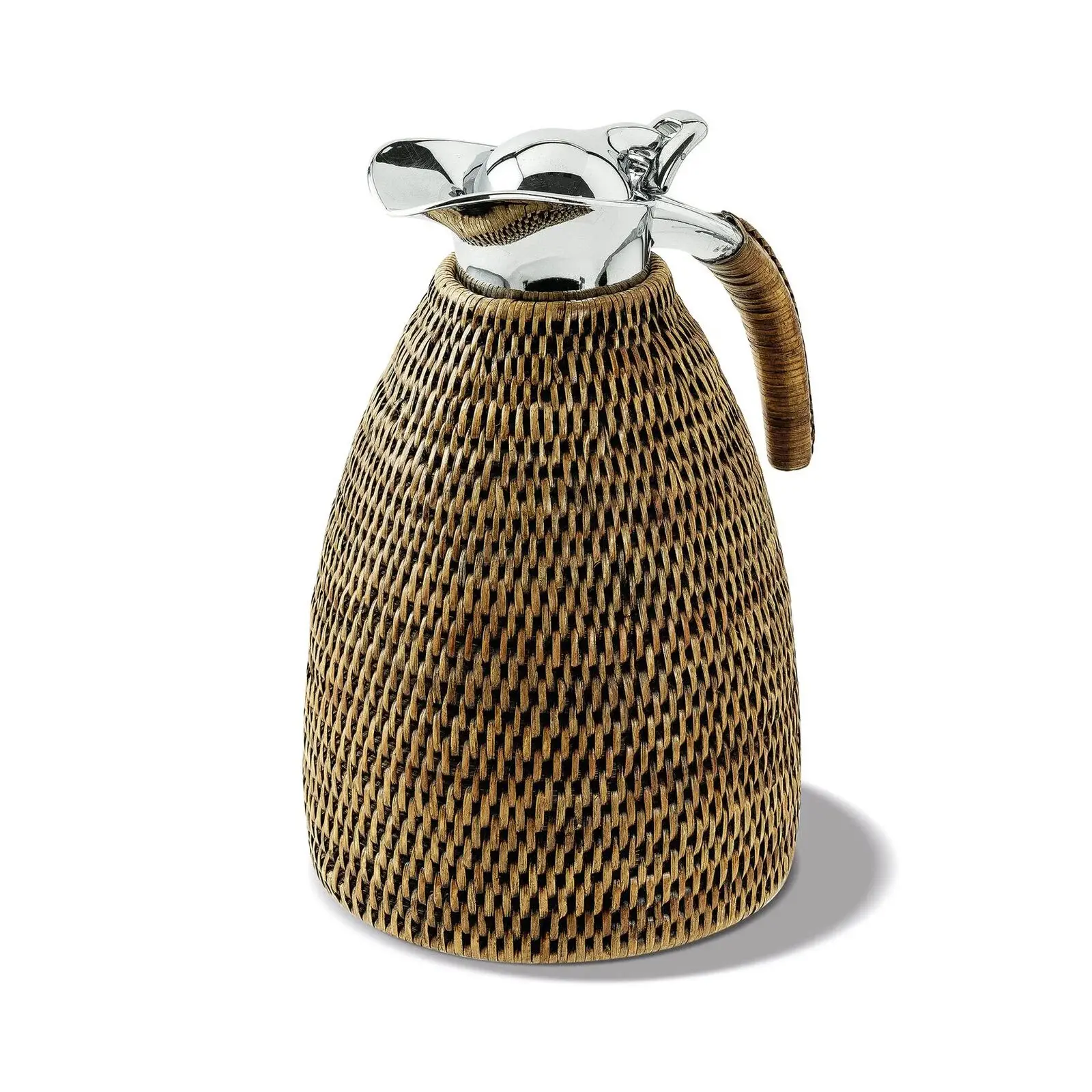 Sambonet Termo karafa opletená ratanom, kolekcia Radici, 2,0 l, medovo hnedá 58234-02