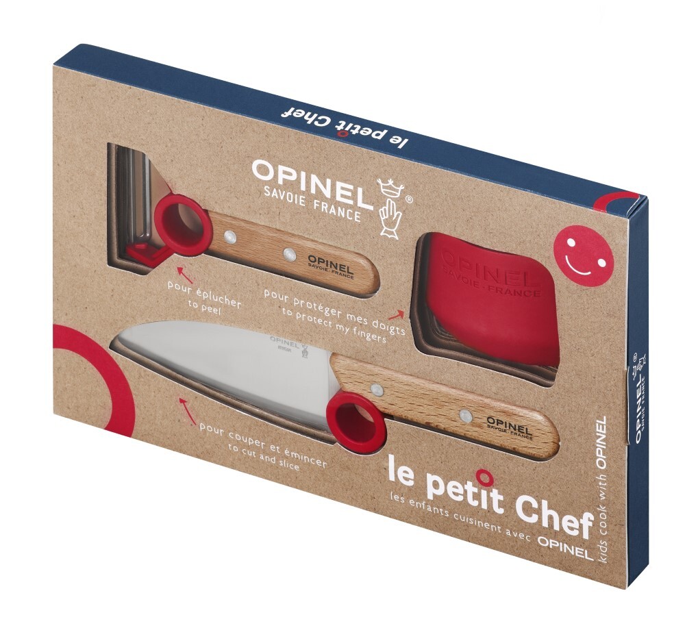 Opinel Detská kuchárska súprava le petit Chef, červená 003112