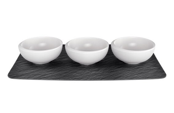 Villeroy & Boch NewMoon súprava misiek na dip s podnosom 10-4264-9023