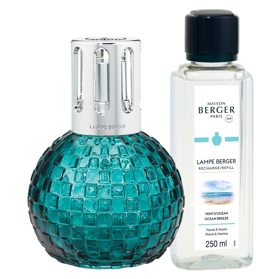 Maison Berger Paris Katalytická lampa Disco, zelená + náplň Upokojujúce pižmo, 250 ml 4883