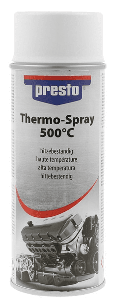 Presto Žiaruvzdorná farba v spreji na vysoké teploty (biela do 500°C, 0,4 L)