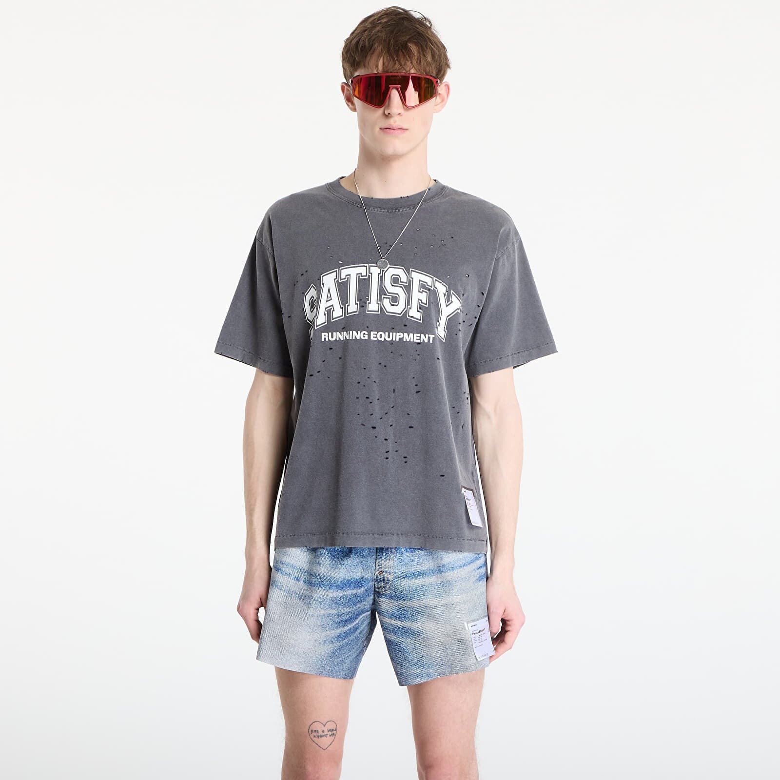 Tričko Satisfy MothTech T-Shirt Aged Black XL