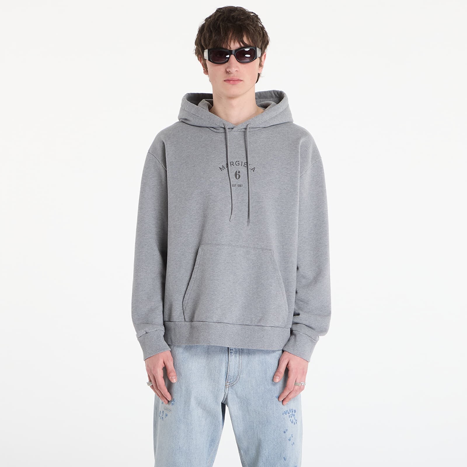 Mikina MM6 Sweatshirt Grey Melange M