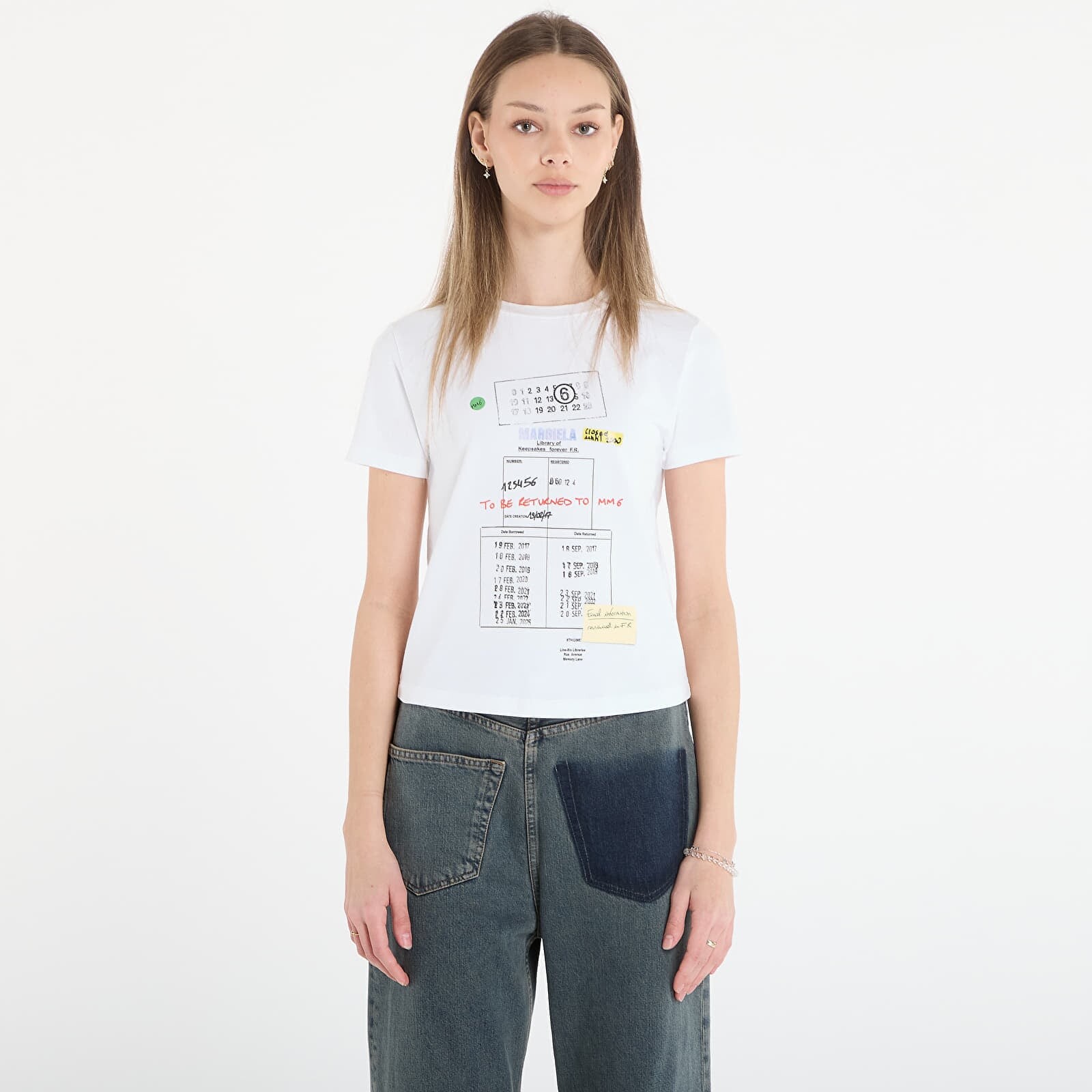 Tričko MM6 T-Shirt White S