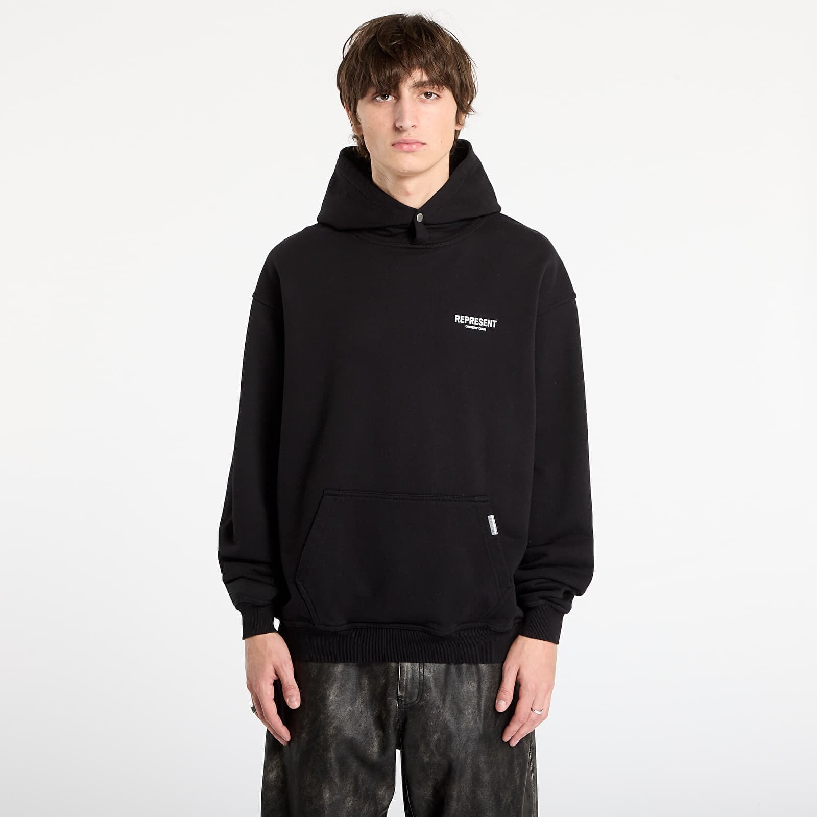 Mikina REPRESENT Owners Club Hoodie Black L