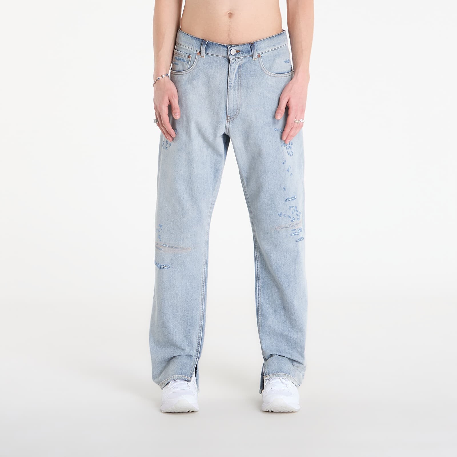Džínsy MM6 Pants 5 Pockets Light Blue 34
