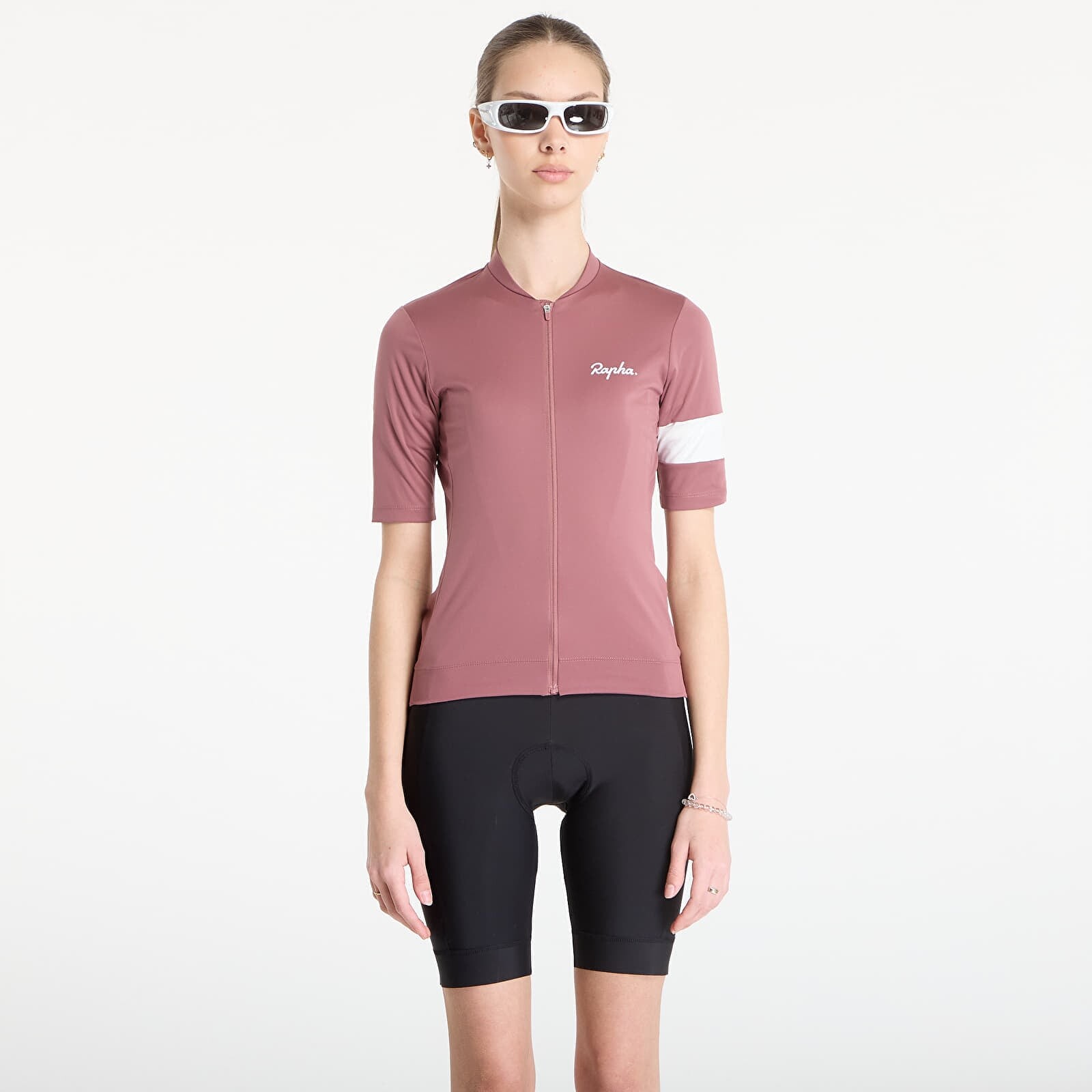 Dres Rapha Women's Core Jersey Rose Brown/ White M