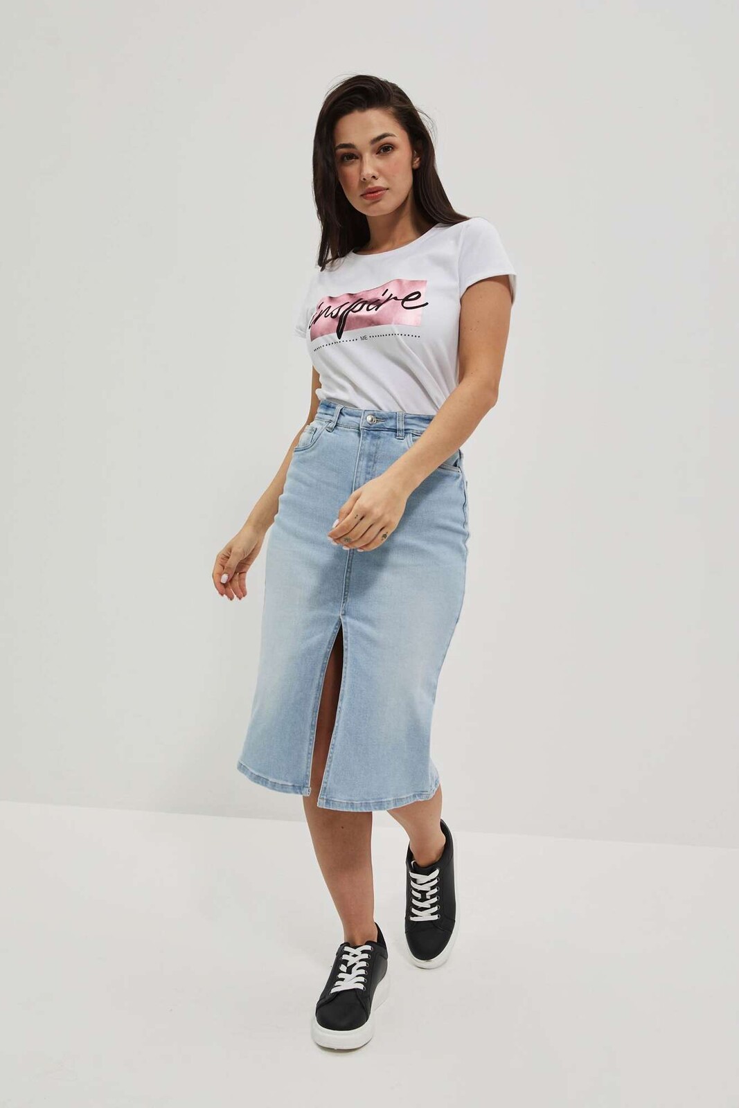 Marisse LADIES SKIRT L-SC-4008 BLUE