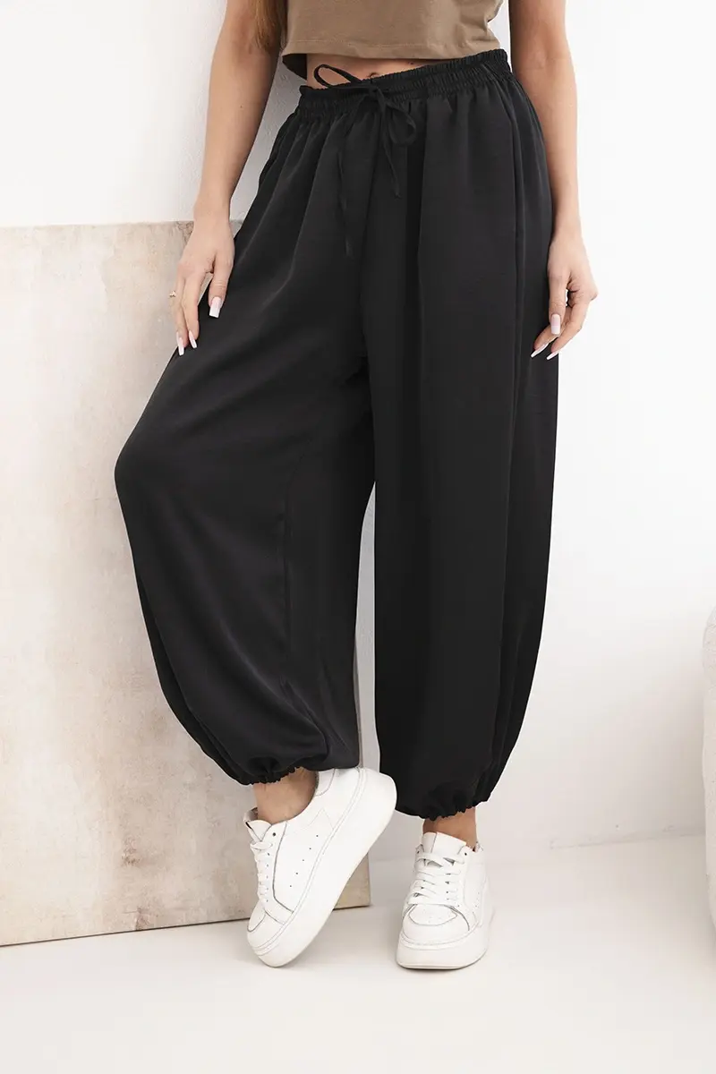 Široké nohavice Kesi Włoski s elastickým pásom