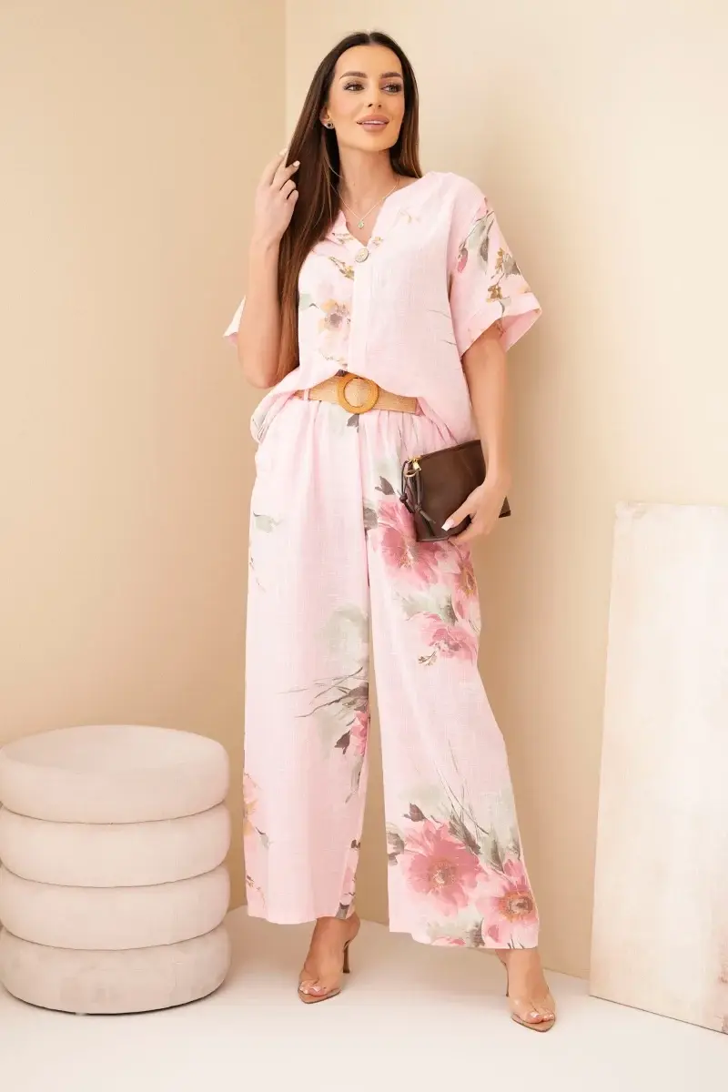 Kesi dámska bavlnená súprava s krátkymi rukávmi