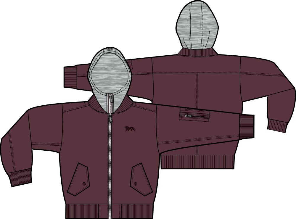 Pánska bunda Lonsdale s kapucňou